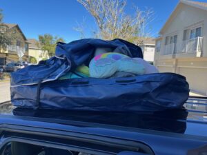 rooftop carrier without a roof rack